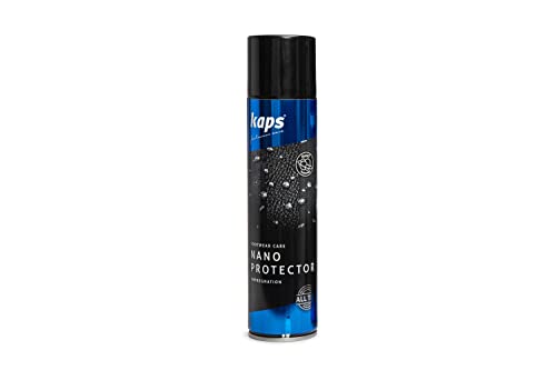 Kaps Nano Protector - Spray Repelente al Agua y la Suciedad para Zapatos de Tela, Cuero, Ante y Nobuk - Aerosol Protector de Calzado (400 ml - 13.52 fl. Oz.)