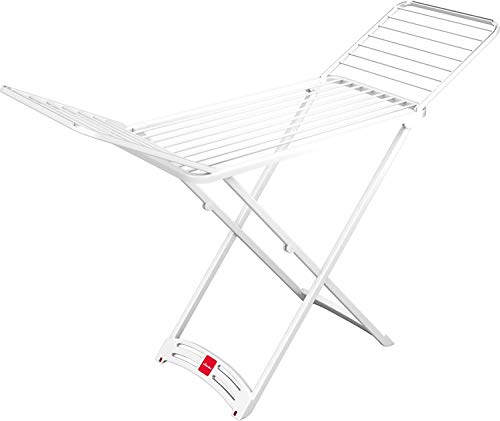 Vileda Solar X-Legs - Tendedero de resina, Plástico, Blanco, 125.5 x 9.5 x 55 cm