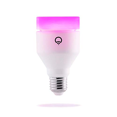 LIFX Bombilla de Luz LED Inteligente Wi-Fi, Ajustable, Regulable, no Requiere Concentrador E27, 11 W, Multicolor, 1 Unidad (Paquete de 1)