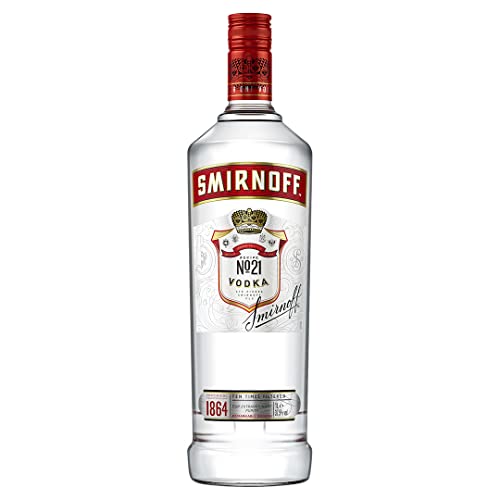 Smirnoff No. 21, vodka rojo, 1 l