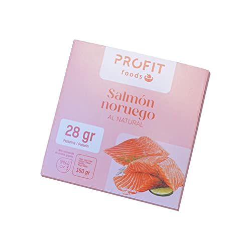 PROFIT - Salmón Noruego al Natural - 160 gr - Potencia tu Salud con Proteínas y Omega-3