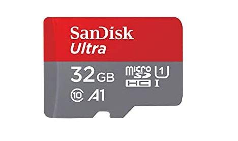 SanDisk Ultra Tarjeta de Memoria microSDHC con Adaptador SD, hasta 120 MB/s, Rendimiento de apps A1, Clase 10, U1, 32 GB
