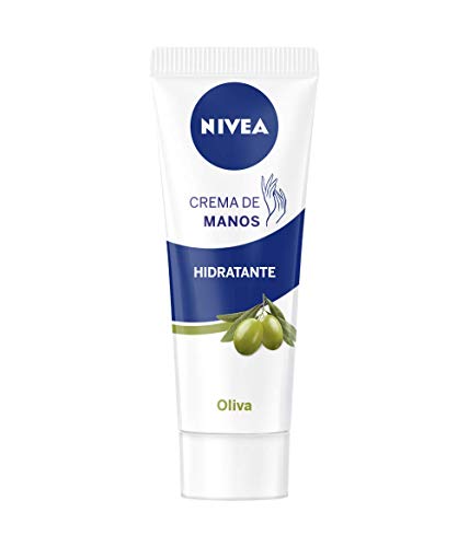NIVEA Crema de Manos Hidratante Aceite de Oliva, 1 x 100 ml, con ingredientes naturales para el cuidado de la piel seca, crema para conseguir una hidratación profunda