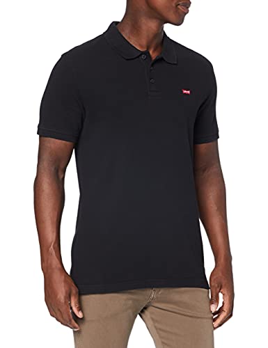 Levi's Levis HM Polo Black Camiseta Tipo, Negro Mineral, L para Hombre