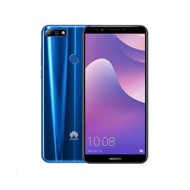 Huawei Y9 2018, 128GB Smartphone, WiFi 802.11 b/g/n (2.4Ghz) ; Bluetooth 4.2 + A2DP, Android, 5.93' Pulgadas, Doble-SIM, Azul