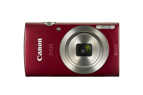 Canon Digital IXUS 185 1809C010 - Cámara compacta Digital (20 MP, 5152 x 3864 Pixeles, CCD, 8X, HD-Ready), Color Rojo