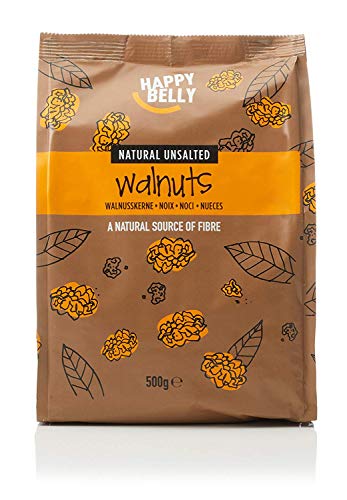 Marca Amazon - Happy Belly Nueces mondadas, 500 g (Paquete de 1)
