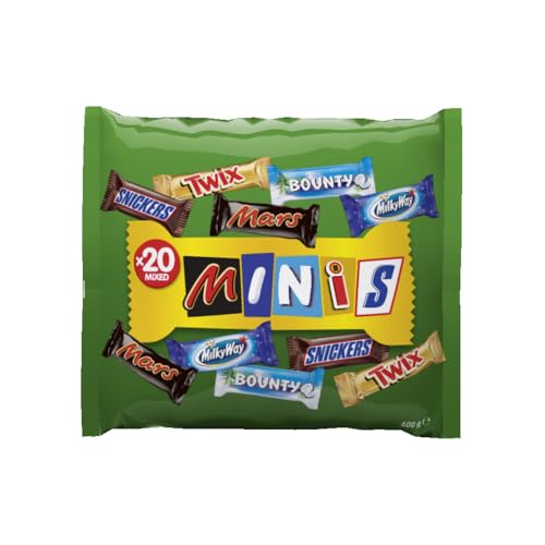 Mars Surtido de Chocolatinas en formato mini, Chocolate, 400g
