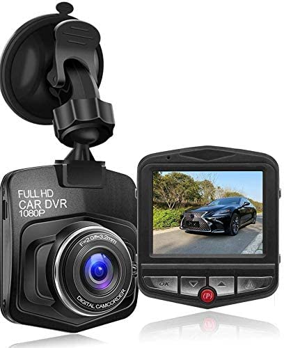 Dash CAM 1080P Dashcam Mejorada para cámara de salpicadero de Coche con visión súper Nocturna, grabación en Bucle, Monitor de estacionamiento y detección de Movimiento (versión más Reciente 2022)