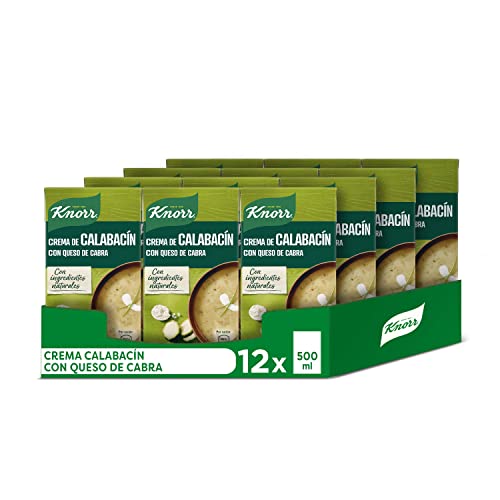 Knorr  Crema  Calabacín con Queso de Cabra  500ml - Pack de 12