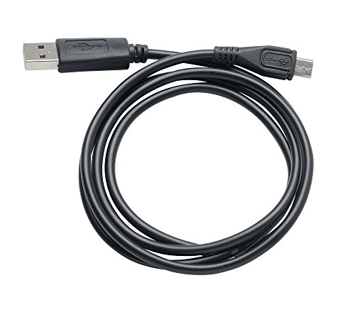 Slabo Cable de Datos Micro USB para BQ Aquaris A4.5 | Aquaris E5 | Aquaris V | Aquaris X5 | Aquaris X5 Plus Carga/Sync - Negro