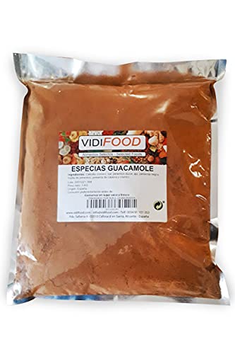 Especias Guacamole - 1kg - Mezcla para aguacate picante rápida y fácil - Guacamole vegano totalmente natural