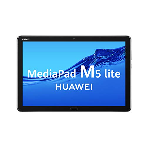 HUAWEI MediaPad M5 Lite 10 - Tablet de 10.1' FullHD (Wifi, RAM de 3GB, ROM de 32GB, Android 8.0, EMUI 8.0), color Gris