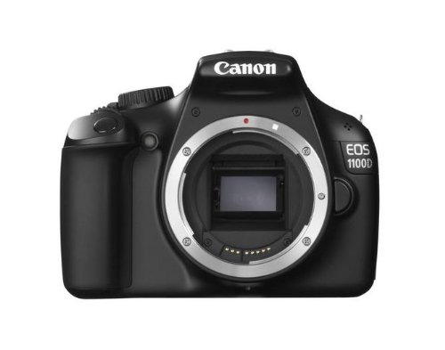 Canon EOS 1100D - Cámara réflex Digital de 12.2 MP (Pantalla 2.7'), Color Negro - Solo Cuerpo (Importado)