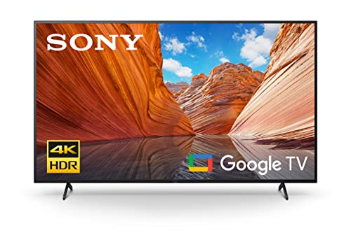 Sony KD55X80J - Smart TV de 55' con 4K Ultra HD, Google TV, Processor X1, Triluminos Pro, HDR (modelo 2021, color negro)