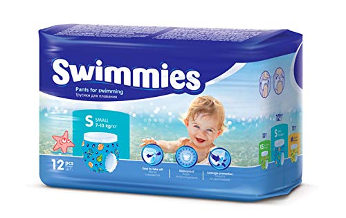 Swimmies Tg S 7-13 kg Pañales para piscina