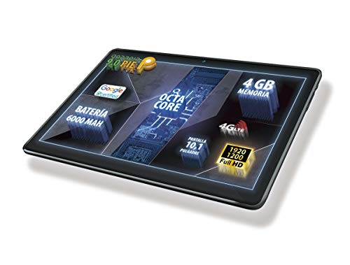 Talius Tablet 10,1' Zircon 1016 4G Octa Core, Ram 4Gb, 64Gb, Android 9.0