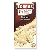 Chocolate Blanco sin Azúcar Torras 75 g