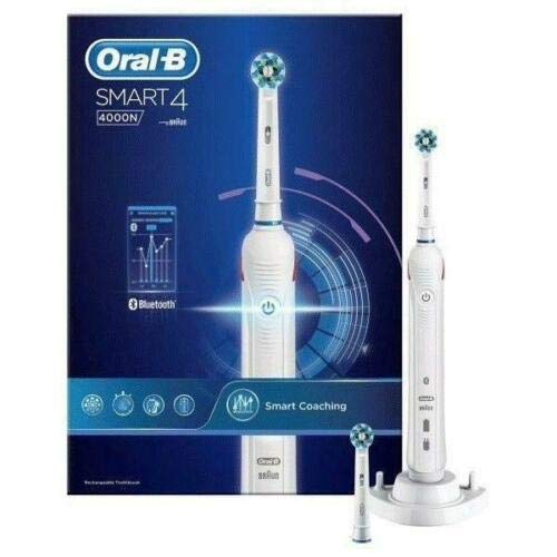 Oral-B Smart Series 4000 Cross Action Electric Rechargeable Toothbrush Powered by Braun by Oral-B