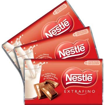 Nestlé Mini Tabletas - Chocolatinas chocolate con leche - Pack 24 x 20 gr
