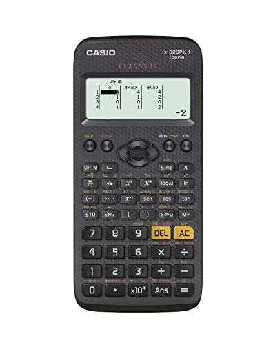 Casio FX-82SPXII Iberia - Calculadora científica, Recomendada para el curriculum español y portugués, 293 funciones, color gris