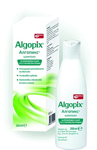 Algopix Champú para Seborrea con Microalgas Verdes, Ácido Salicílico y Alquitrán de Enebro, 200g