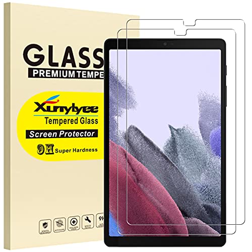 XunyLyee [2 Piezas] Protector de Pantalla Compatible Con Samsung Galaxy Tab A7 Lite (8,7 Pulgadas), Cristal Templado Film para Galaxy Tab A7 Lite SM-T220/SM-T225