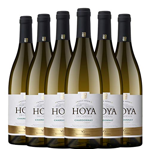 Hoya de Cadenas Reserva Chardonnay Vino Blanco D.O. Utiel Requena 6 Botellas - 750 ml