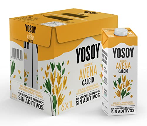 Yosoy - Bebida de Avena con Calcio - Caja de 6 x 1L