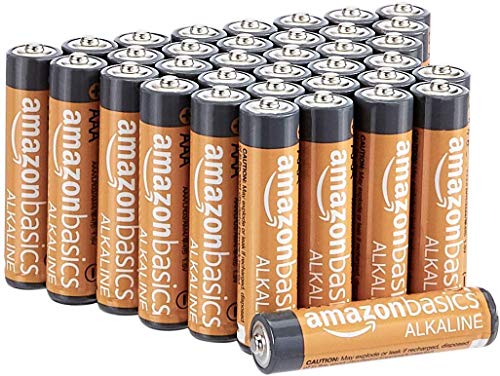 Amazon Basics - Pilas alcalinas AAA de 1,5 voltios, gama Performance, paquete de 36 (el aspecto puede variar)