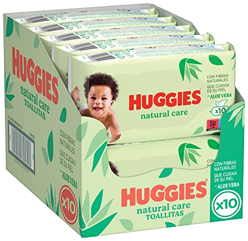 Huggies Natural Care - Toallitas para bebé, 56 Unidades ( Paquete de 10) Total - 560 Toallitas