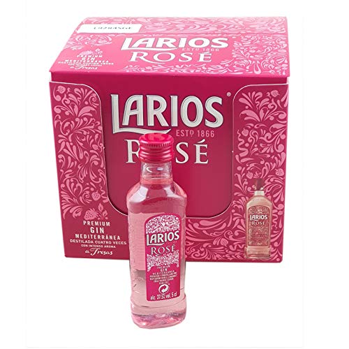 Ginebra Larios Rosé Miniatura Pack de 20 uds.