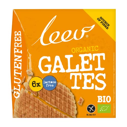 Leev 3216 Snack Dulces Bio Sin Gluten (Sin Lactosa) 90g - Orgánico - Multiset de 6 paquetes