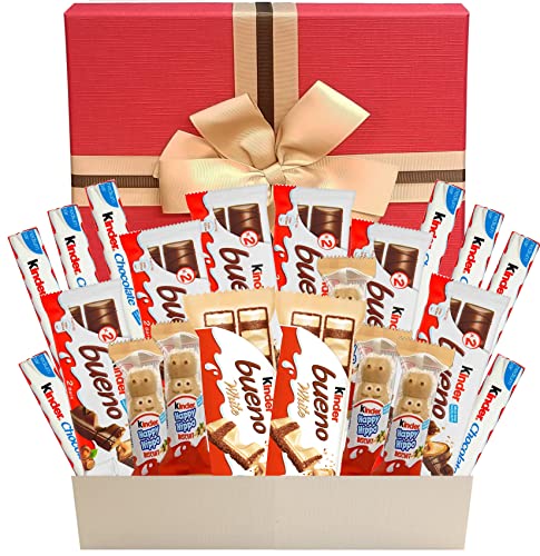 Caja de regalo de chocolate Kinder Variedad Caja de selección de chocolate Cesta de regalo de chocolate de última hora perfecta para todas las ocasiones